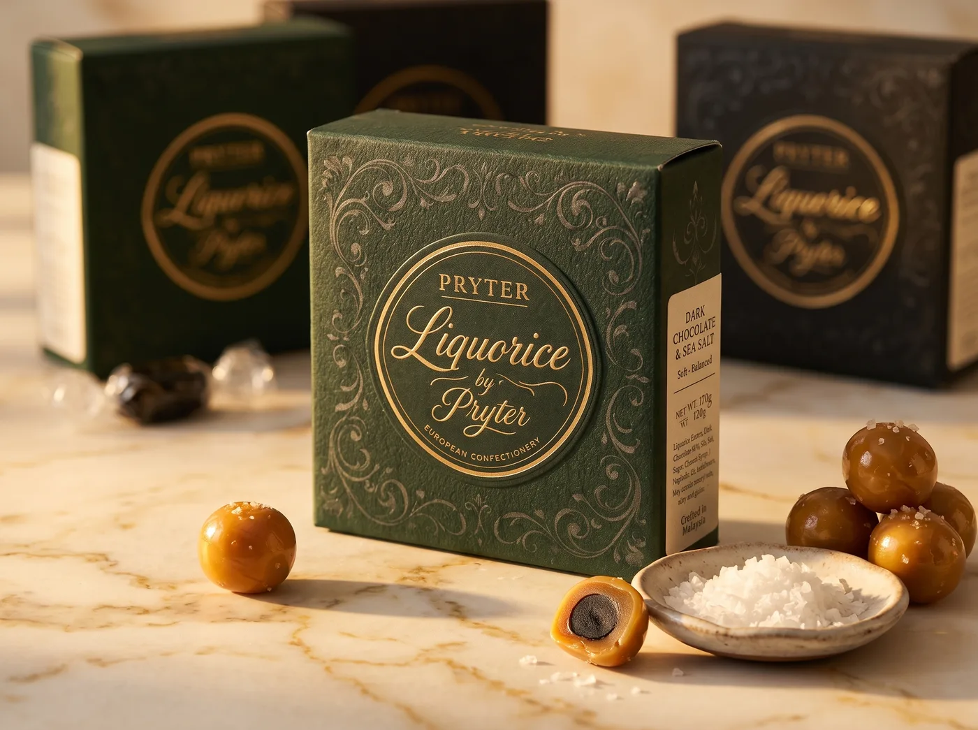 Salted Caramel — in setting